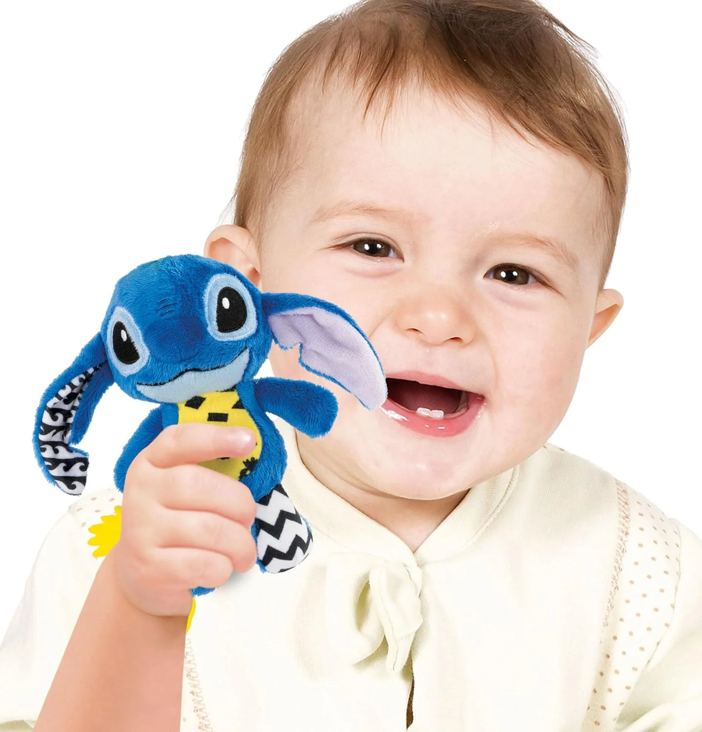 Clementoni - Disney Baby Stitch Soft Rattle - Image 4