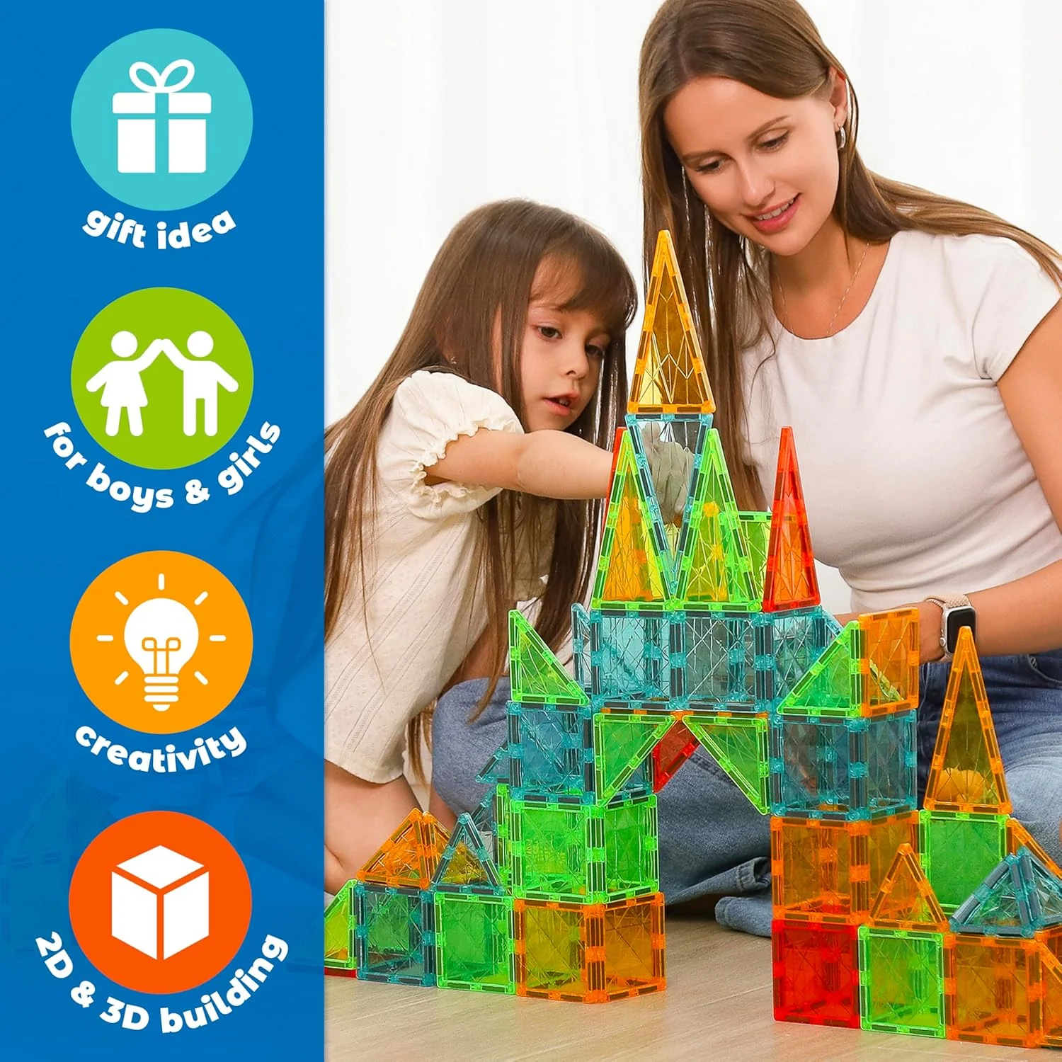 Geomag - Magnetic Tiles Gems 44 Pz - Image 4