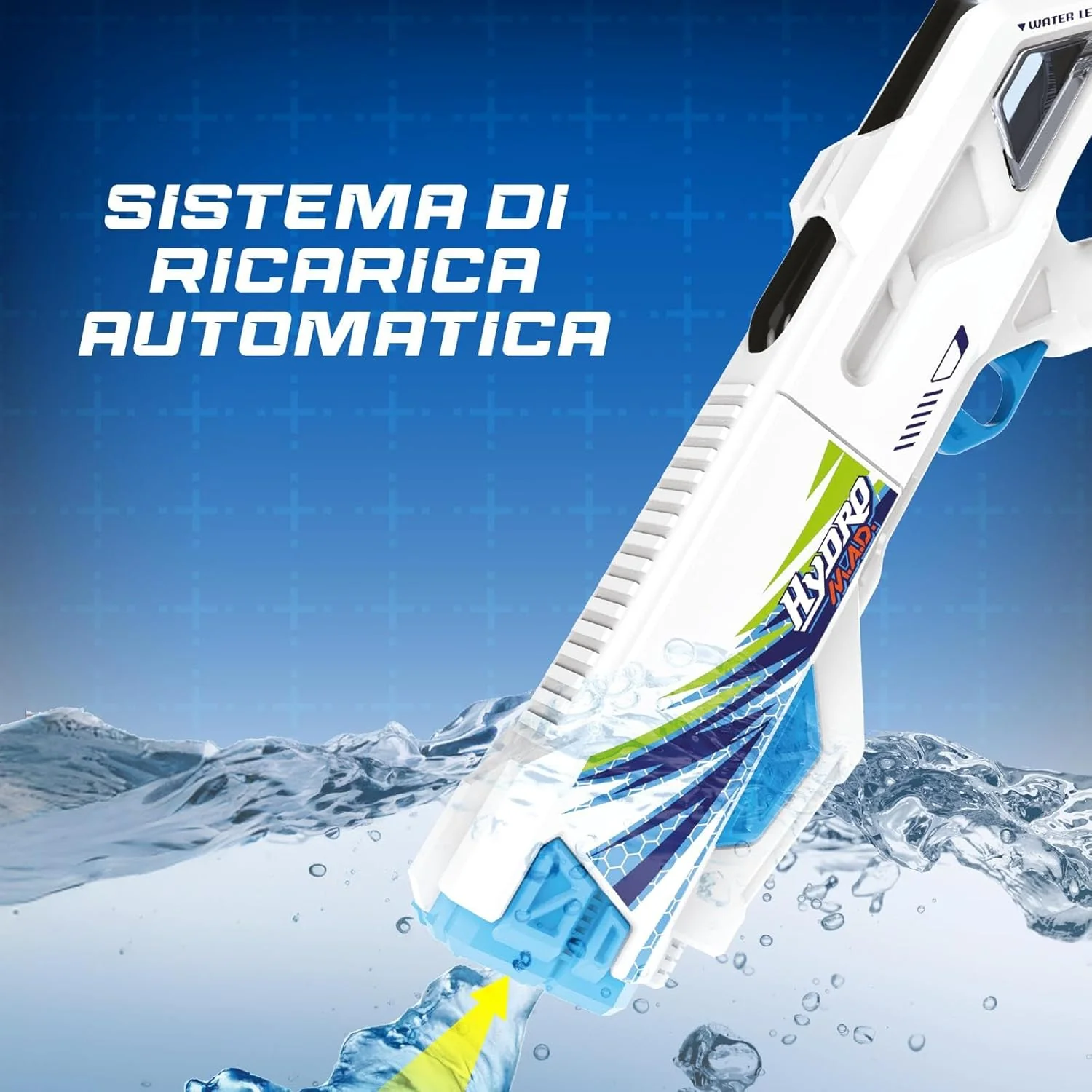 Hydro M.A.D. Fucile ad Acqua con 10m di portata e ricarica automatica da 500ml - Image 6